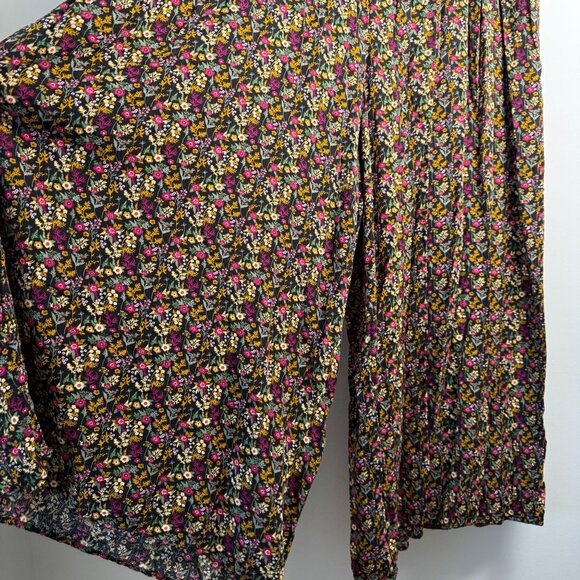 Natural Life Avery Jumpsuit Wide Leg Floral Romper XS/SM Boho Cottagecore - Picture 6 of 7